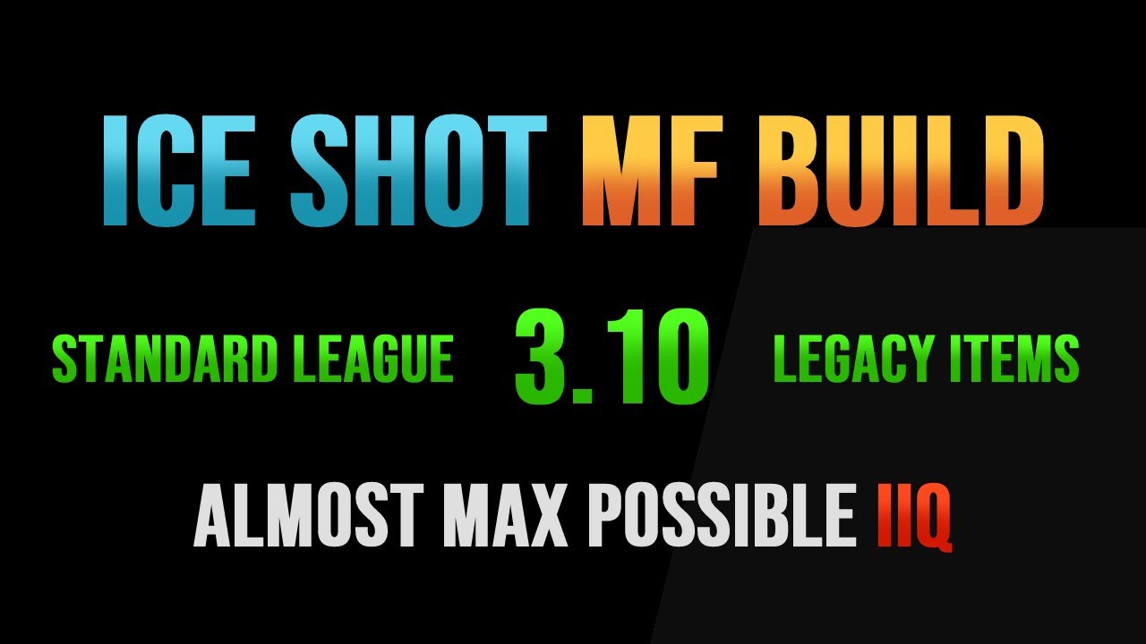 3 14 Standard League Ice Shot Magic Find Build Almost Max Iiq Deadeye Ranger Legacy Lvl 100 Poe 3 14 Ranger Build Build Of Exile