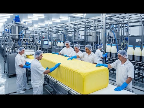How Butter Is Made in a Factory | Complete Dairy Process
