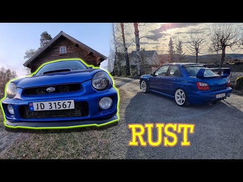 20 year old Subaru Impreza WRX, and there's rust!