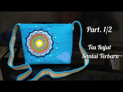Tas Rajut Terbaru Model Modern Cara Membuat Tas Rajut Crochet Bag