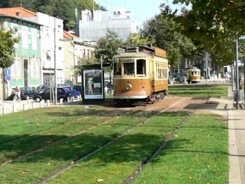Elétricos da STCP em Massarelos