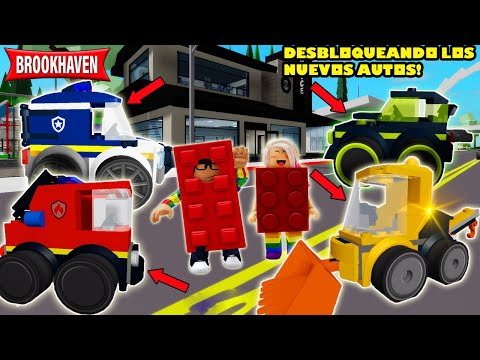 Samantita Y Guttito Buscan Legos Para Desbloquear Los Nuevos Autos En Brookhaven😀🚓🚒