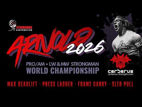 2026 Arnold Strongman World Championship & Pro/Am Prelims LIVE