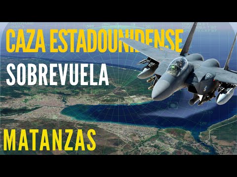 US FIGHTER JET INTAKES 🛩️ INTO CUBAN TERRITORY 🇨🇺 Overflight of Matanzas City 🔥