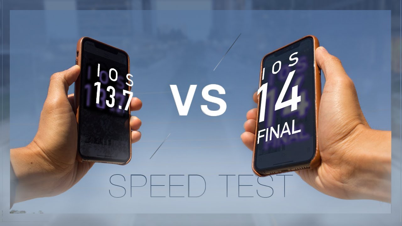 (iPhone 11 pro) iOS 13.7 vs iOS 14 FINAL - SPEED TEST