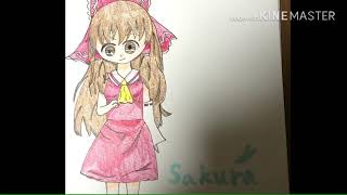 霊夢を描いただけの動画ヽ(ﾟ∀｡)ﾉ