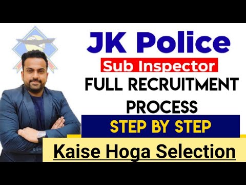 JKP Sub Inspector Recruitment 2021 | Full Selection Process| Step By Step@Career Success