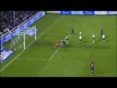 Racing de Santander vs F.C.Barcelona 1-4 (22/09/09) HD