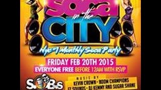 preview picture of video 'SOCA IN THE CITY / SOB'S NYC / FRI FEB 2OTH 2015 TOUCH-UP TV LIVE PROMOTIONS'