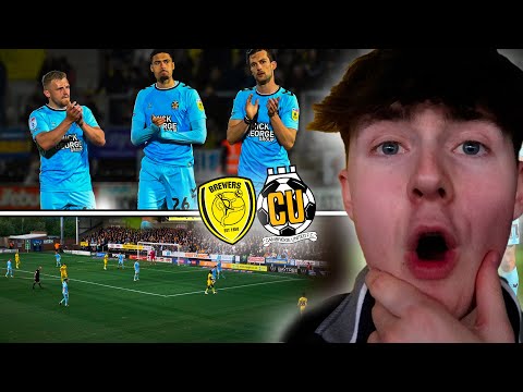 BURTON vs CAMBRIDGE | 1-0 | 1500 FANS SEE HEARTBREAK, TEARS & PAIN