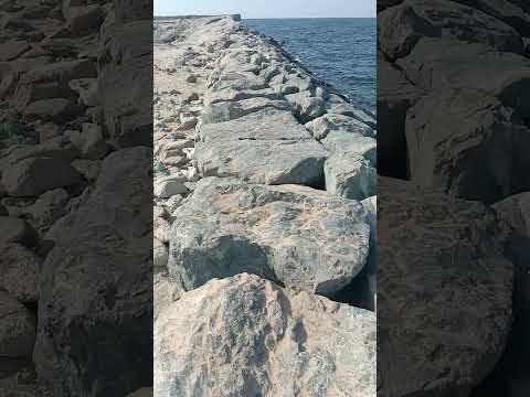 Beach of Ajman UAE with Abraj TARIQ