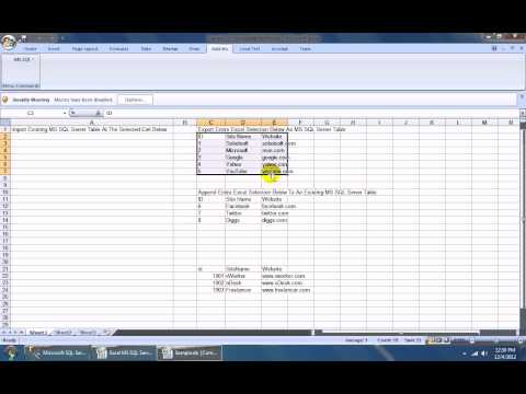 Excel MS SQL Server Import, Export & Convert Software