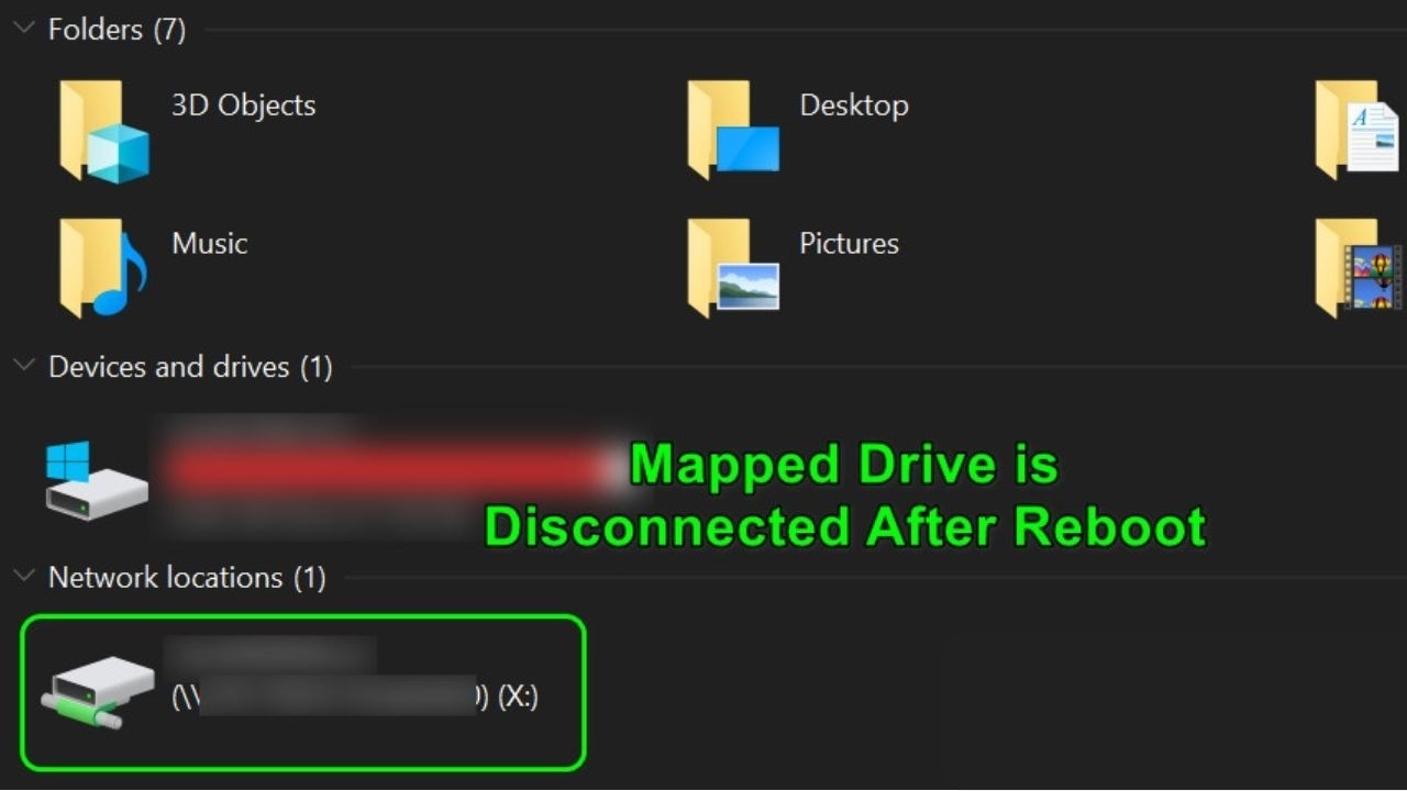 How to Fix Mapped Drives Keeps Disconnecting Randomly Could Not Reconnect All Network Drives