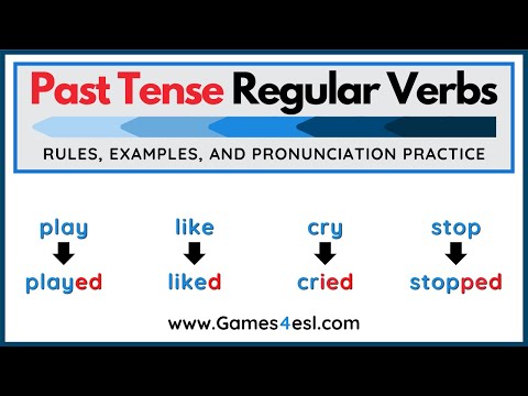 Regular Past Tense Verbs | Simple Past Tense Rules, Examples, And Pronunciation Practice