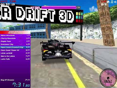 Super Drift 4+ All Stages Easy Mode Speedrun | 23:52.34