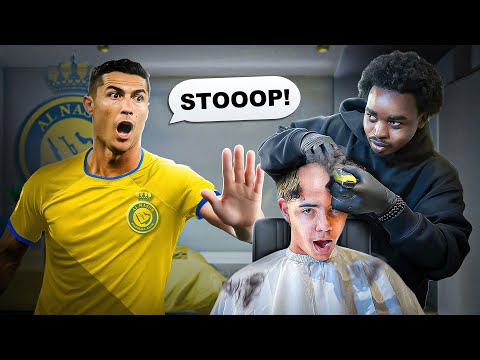 I Cut Cristiano Ronaldo Jr's Hair!