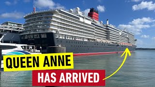Live: Queen Anne FIRST arrival in NEW country! New Zealand.