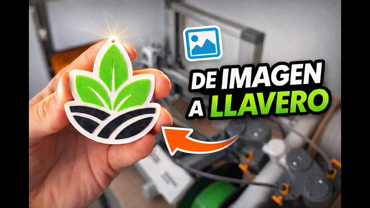Miniatura: Llavero 3D desde imagen con Fusion 360