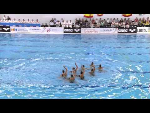 Team Free Routine -  Greece - ECC Synchro 2015 | Synchroonzwemmen