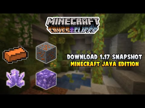 How To Download The 1.17 SNAPSHOT In Minecraft Java Edition.