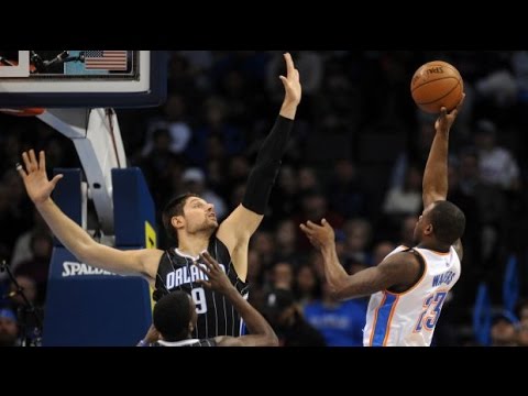 Nikola Vucevic Full Highlights at Thunder - 20 Points (2015/02/02)