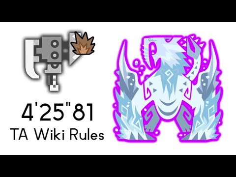 [MHWI PS4] Frostfang Barioth - Switch Axe - 4'25'81 - TA Wiki Rules