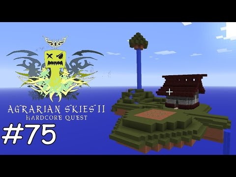 Minecraft Agrarian Skies 2 - E75 - Erz Erzeugung v4 1 mit Hilfe von Refined Relocation [deutsch]