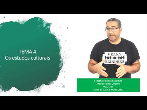 Tema 4 Estudos Culturais. Filosofía e crítica da cultura