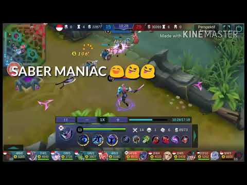 SABER MANIAC-MOBILE LEGENDS