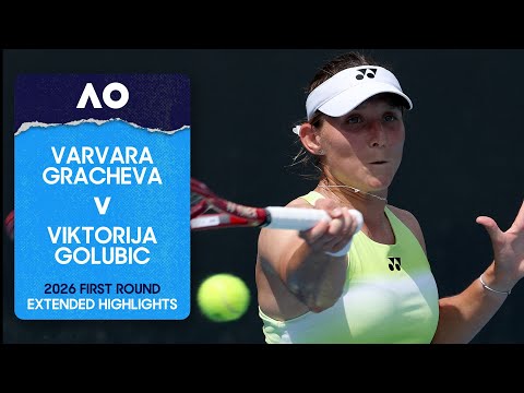 Varvara Gracheva v Viktorija Golubic Extended Highlights | Australian Open 2026 First Round