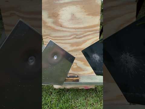 Aluminum vs. Steel - 9mm penetration test