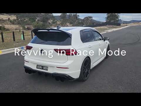 Mk8 Golf R with Invidia R400 valved catback exhaust