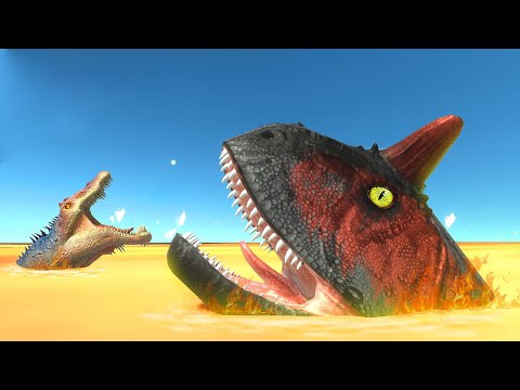 Falling Down the Stairs Into Lava - Animal Revolt Battle Simulator