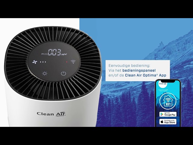 Purificateur d'air Clean Air Optima CA-502 HEPA Ioniseur Application Smart video