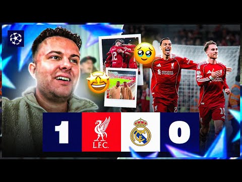 ANFIELD IS ROARING! 😍 Amazing atmosphere & GOOSEBUMPS 🔥 Liverpool vs Real Madrid STADIUM VLOG 🏟️