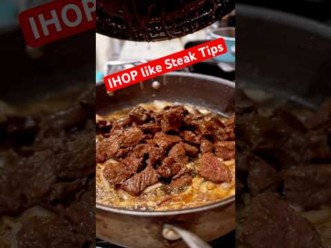 Our version of @IHOP steak tips #chickscraftsauces #steaktips #breakfast #steak #Recipe #easy