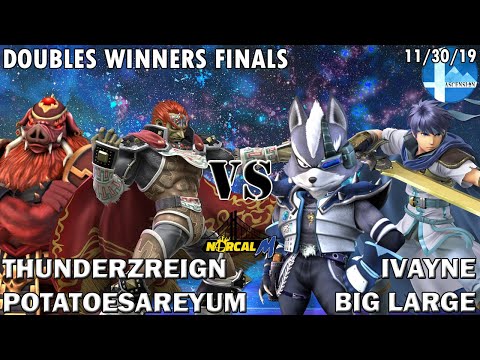 "Ascension 11/30/19" - ThundeRz+Potatoes (Ganonx2) v. Ivayne+Big Large (Wolf+Ike) - Winners Finals