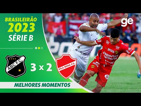 Gols e lances de ABC-RN x Vila Nova-GO
