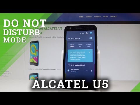 How to Enable Do Not Disturb in ALCATEL U5 |HardReset.info