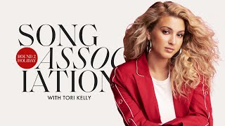Tori Kelly is Back for Round 2 of Song Association, Sings &quot;Santa Baby&quot;, &quot;Silent Night&quot; &amp; More | ELLE