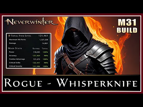 Neverwinter - Max Damage Rogue Build/Guide for Module 31 - Red Harvest Expansion!