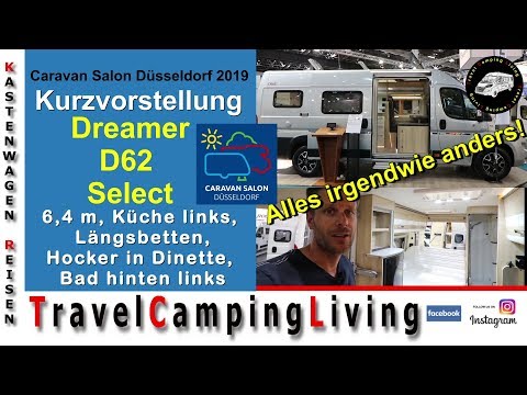 Dreamer D62 Select, Modelljahr 2020 | Caravan Salon Düsseldorf 2019, Kurzvorstellung der Neuheit