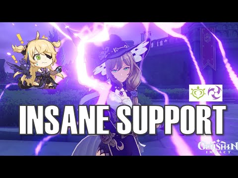 Lisa is an INSANE Dendro Support... for Spread Al Haitham? | Aggravate Lisa Build Genshin Impact