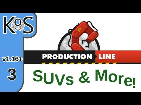 Production Line - SUVs & More! Ep 3: THE GRAND LINE IS FINISHED! - Let's Play Update 1.16+