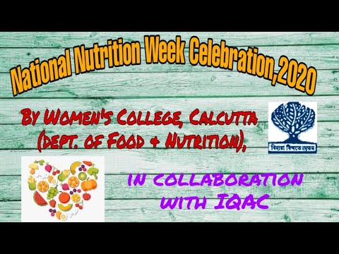 National nutrition week celebration during pandemic