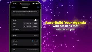 PERSONLISED EVENT AGENDA