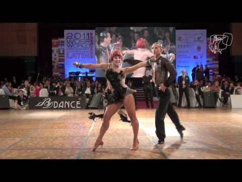 2011 WDSF World Latin Final: Pasechnik - Berardi Solo Cha Cha PoV