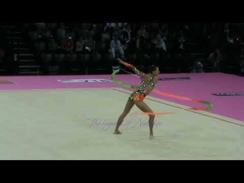 Joanna MITROSZ (POL) ribbon - 2011 Montpellier worlds Qualifs
