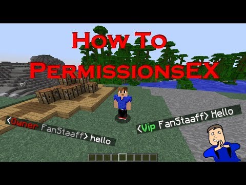 Fan Staaff - How To PermissionsEX - Minecraft Plugin Tutorial