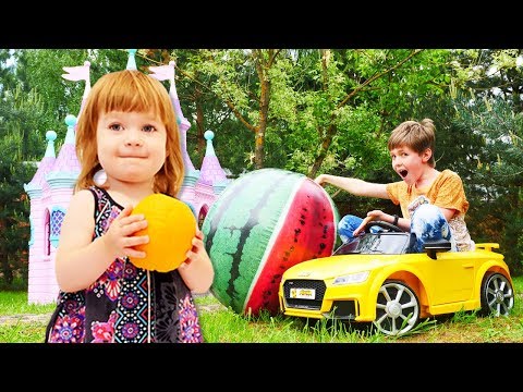 Kinderlied zum Mitsingen.Das Obstlied.Kindervideo auf Deutsch.